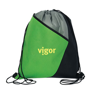 NW9172-C
	-WELWYN NON WOVEN DRAWSTRING CINCH
	-Lime Green (Clearance Minimum 120 Units)